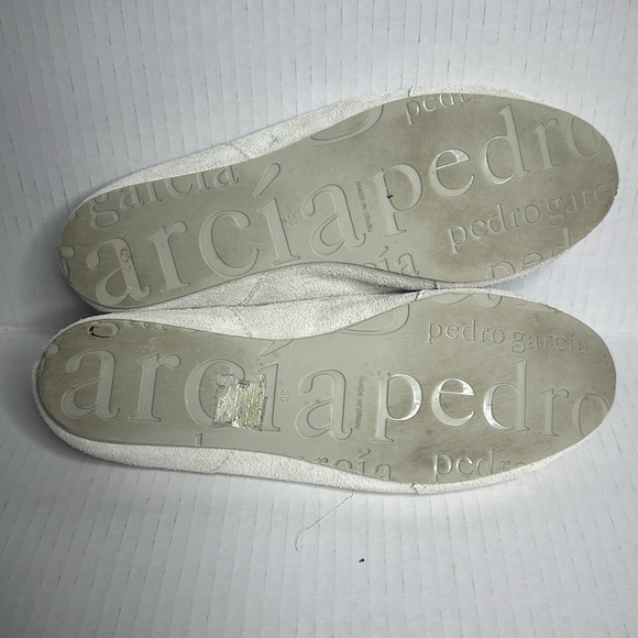 Rare PEDRO GARCIA Parson Ocean Satin Sneakers - Picture 6 of 9